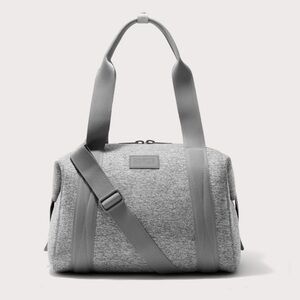 Dagne Dover Medium Landon Neoprene Carryall Duffle Bag Heather Grey